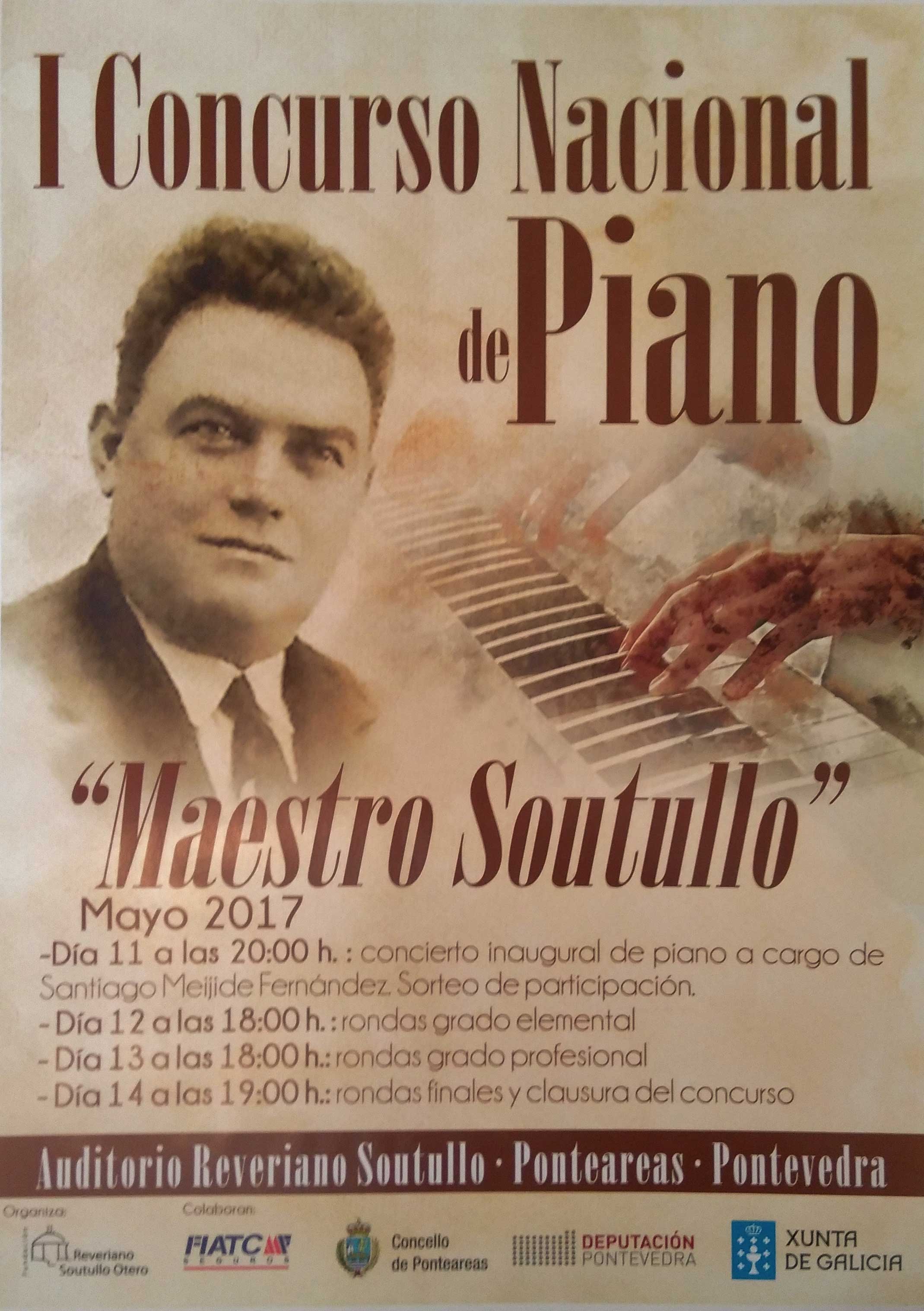 Concurso de piano Maestro Soutullo 2017
