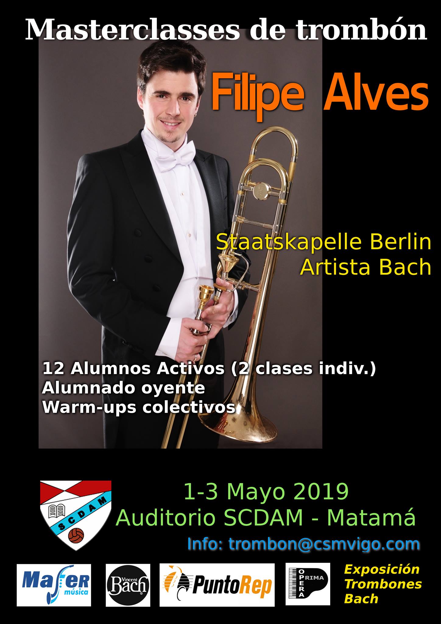 Masterclass de trombón con Filipe Alves